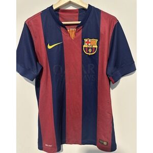 FC Barcelona Messi 2014 Nike Dri-fit Home Football Shirt Medium